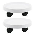 thumbnail image 1 of Round Movable Planter Tray with Wheels Heavy Duty Sturdy Industrial Mobile Base for Most Type Plant Pot-week, 1 of 4