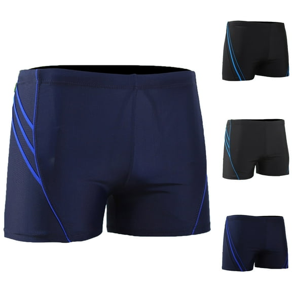 AXXD Mens Casual Shorts Black Summer Lace-up Swim Shorts High Elasticity And Softness Shorts Swimming Pants Clearance