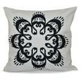 thumbnail image 2 of Simply Daisy 16" x 16" Ikat Mandala Geometric Print Pillow, 2 of 2