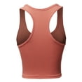 thumbnail image 3 of A2Y Women's Basic Cotton Casual Scoop Neck Cropped Racerback Tank Tops Ash Rose S, 3 of 5
