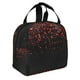 thumbnail image 2 of Easygdp Red Glitter1 Bolsa Térmica Premium - Tela Oxford Impermeable, Gran Capacidad, Bolsillo Frontal, Unisex para Trabajo, Escuela, Actividades al Aire Libre y Picnics, 2 of 8