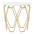 thumbnail image 5 of Furniture of America Glaser End Table with Metal Frame, White, 5 of 8