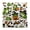 Halloween Frogs Pumpkin Candy, variant on Dailycode Shower Curtain Liners 72x72in Water Resistant Machine Washable Rustproof Grommets Fabric Bath Curtain, Halloween Cartoon Pumpkins Skulls
