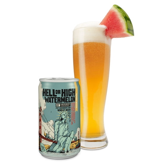 21st Amendment Hell Or High Watermelon Wheat Beer 6 Pack 12 Fl Oz Walmart Com Walmart Com