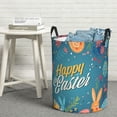 thumbnail image 6 of Lsque Happy Easter Pattern Laundry Hamper Basket, Tall Woven Rope Hamper Basket for Clothes, Lightweight Storage Basket, Collapsible Waterproof-Small, 6 of 6