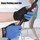 thumbnail image 5 of Pesca Guantes de pesca Antideslizante Manopla de ciclismo transpirable con 2 dedos cortados (Azul), 5 of 5