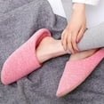 thumbnail image 5 of Men Women Memory Foam Slippers Comfort Closed Toe Indoor Spa Hotel House Shoes, 5 of 7