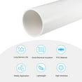 81.4mm ID 90mm OD 0.33m White PVC Rigid Round Pipe High Impact