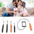 thumbnail image 4 of Herramienta de recogida magnética telescópica luz LED resistente a los golpes 5 piezas de rotación de 360 herramienta de recogida resistente a la intemperie con mango suave ANGGREK Otros, 4 of 8