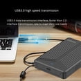 thumbnail image 4 of USB 3.1 Mobile Hard Disk Box 2.5 Inch SATA Hard Disk Box SSD Enclosure Support 15mm Hard Drive for Computer Notebook,black, 4 of 9