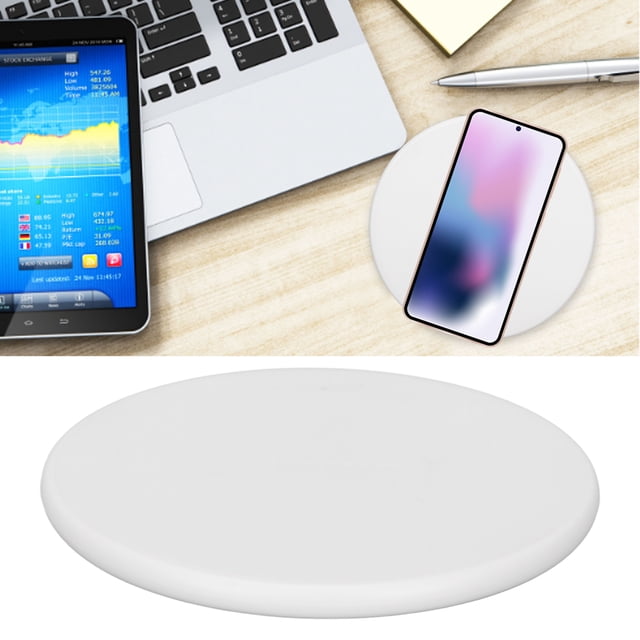 Wireless Charger Fast 5W Power Charging Portable Compact Plastic 5V 2A Input 5V 1A Output Cordless Phone Charger