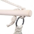 thumbnail image 4 of KAAYEE Hanging Rope Hammock Air Chair Swing Chair for Outdoor- beige, 4 of 4