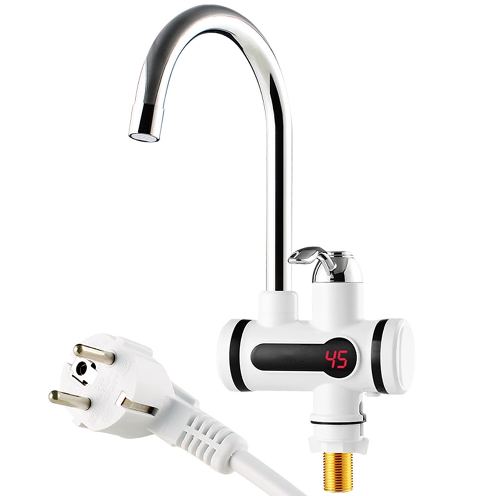 HeYii 220V 3000W Kitchen Digital Tankless Instant Heater Faucet Hot/Cold Water  Tap - Walmart.com