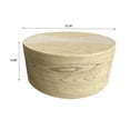 thumbnail image 2 of LIVILAND 28" Round Indoor/Outdoor Coffee Table - Sahara Oak Travertine, 2 of 8
