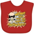 thumbnail image 3 of Inktastic Mom You Put My Cape on Backwards&reg; Boys or Girls Baby Bib, 3 of 4