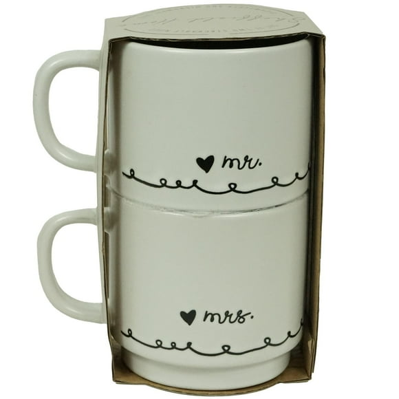 MR/MRS Mug Set, 2 Piece Mug Set
