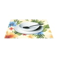 thumbnail image 3 of Ryvnso Placemats Set of 4 Elegant Tropical Flower-t8 Dining Mats Heat-Resistant Non-Slip Washable Table Mat, 3 of 8