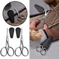 thumbnail image 2 of Stainless Steel Grooming Scissors - for Eyebrow/Nose Hair/Beard, Sharp Blades, Rust-Resistant, Facial Hair Trimming Kit 2-Pack, 2 of 8
