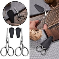 Beppter Trim Tool 2* Scissors, 2* Holster Stainless Steel Beard Strap Beauty Supplies Scissors Makeup Scissors Eyebrow Scissors Nose Hair Scissors Eyelash Scissors