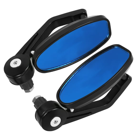 Masteelf  Snowmobile Side Mirrors Rear View All Aluminum Rearview Universal Scooter Black