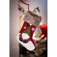 thumbnail image 4 of 20" Xmas Gnome Stocking-Burgundy, 4 of 4