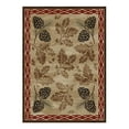 thumbnail image 1 of 2 ft. 3 in. x 3 ft. 3 in. Hearthside Edgemont Area Rug, Beige, 1 of 1