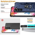 thumbnail image 3 of Samsung Galaxy S23 Plus Case Samsung S23 Plus Case with Kickstand and Car Magnetic Sheet,Double-Layer Combination Protection,Fall Proof Protective Case for Galaxy S23 Plus(WJ Blue), 3 of 8