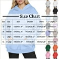 thumbnail image 2 of Women's Oversized Hoodies,Womens Solid Color Long Sleeve Fleece Pullover Hoody with Large Kangaroo Pocket,Fall Winter Warm Hooded Sweatshirt Tops Outdoor Sweaters Comfort Sweatshirtss Size S-XXL, 2 of 5