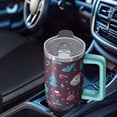 thumbnail image 5 of 30oz Holiday Tumbler with Lid and Straw, Red Christmas Ornaments Stainless Steel Insulated Cup Gifts for Women Men, 5 of 5
