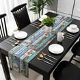 thumbnail image 3 of Rustic Star Farm Table Runner 72 Inches Long, American Country Berry Wood Grain Kitchen Coffee Dining Table Decoration for Home Party Birthday Wedding Home Decor 13x72 Inches, 3 of 8