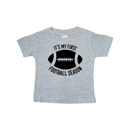 

Inktastic It s My 1st Football Season Gift Baby Boy or Baby Girl T-Shirt