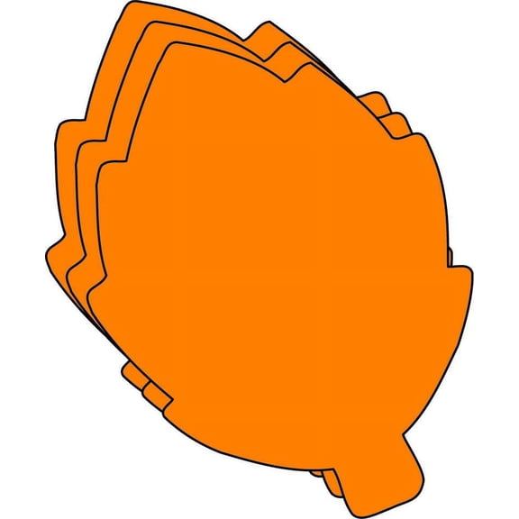 SHAPES ETC. Large Single Color Creative Foam Cut-Outs - Fall Leaf
