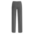 thumbnail image 5 of Xunlbb Summer Sale! Ladies' Easter Printed Double Pocket Drawstring Pants ,Gray S, 5 of 5
