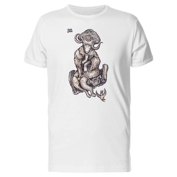 Devil Goat On Carpet 32 Tee Men's -Image by Shutterstock