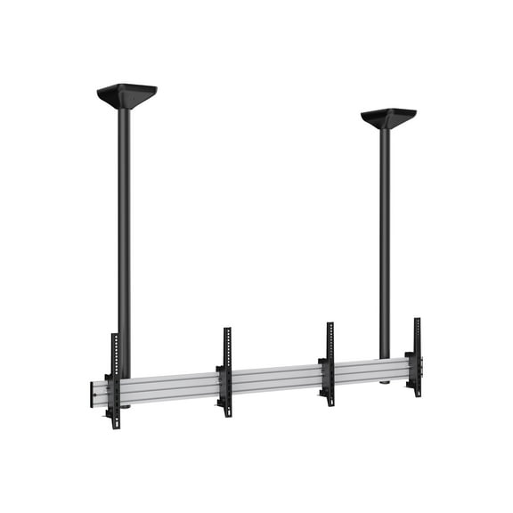 Mount-It! MI-512L - Bracket - heavy-duty - for 2 LCD displays - lockable - screen size: 45"-55" - ceiling mountable