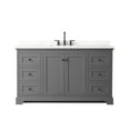 thumbnail image 7 of Wyndham Collection Wcv232360s-Qtz-Us3mxx Avery 60" Free Standing Single Basin Vanity Set -, 7 of 7