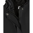 thumbnail image 5 of MeMoi Teens Unisex Classic Hooded Lined Raincoat with Included Carry Pouch (10, Black), 5 of 6