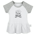 thumbnail image 1 of It's Always A Good Day With Grandma Funny Dresses For Baby, Newborn Babies Skirts, Infant Princess Dress, 0-24M Kids Graphic Clothes (Gray Raglan Dresses, 6-12 Months), 1 of 4