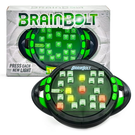 Educational Insights BrainBolt Brain Teaser Memory Game with Lights, Timer, 2-Player & Advanced Modes, Great Gift for Parties for Kids Teens & Adults Ages 7 to 107