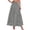 01 Black, variant on Women's Boho Floral Swing Maxi Skirt - A-Line Casual Summer Elastic High Waisted Loose Beach Skirts