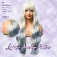 thumbnail image 4 of DOPI Women'S Fashion High Temperature Resistant Silk Synthetic Bangs Long Hair Wig, 4 of 5