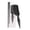 Black, variant on Z Shaped Hollow Out Curly Hair Styling Brush with Spring Bounce and Tail Comb Design for Defining Large Waves and Detangling Hair