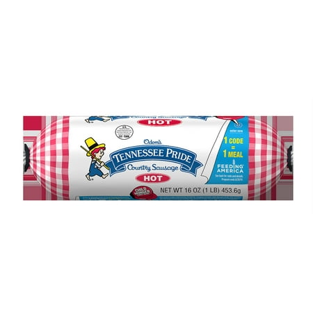 Tennessee Pride Hot Country Sausage, 16 oz
