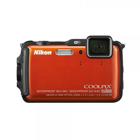 Nikon COOLPIX AW120 Digital Camera with 16 Megapixels and 5x Optical Zoom (Available in multiple colors)