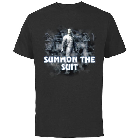 Marvel Moon Knight Mr. Knight Summon the Suit - Short Sleeve Cotton T-Shirt for Adults - Customized-Black
