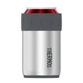 Thermos Stainless Steel Beverage Can Insulator for 12 Ounce Can, Stainless Steel