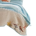 thumbnail image 5 of Benjara Maritsa Four Piece Twin Size Fabric Quilt Set with Coastal Prints, Blue, 5 of 6