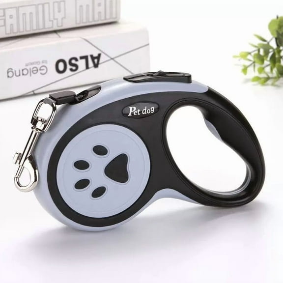 5m Retractable Dog Leash with One Button Control, Durable Nylon Pet Leash for Small & Medium Dogs, Adjustable Tangle Free for Outdoor Walks and Travel