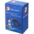 thumbnail image 6 of Tool Daily Short Pressure Washer Gun with Foam Cannon, 1/4 inch Quick Connector, with 5 Pressure Washer Nozzle Tips, 6 of 8