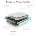 thumbnail image 4 of Fiziti Inflatable Air Gymnastics Mat Tumbling Mats，4 inches Thickness Track Training Mat for Home Use/Training/Cheerleading/Yoga/Water with Pump(mint green,20ft), 4 of 9
